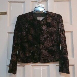 Norton McNaughton Vintage Sparkly Evening Jacket Size 8